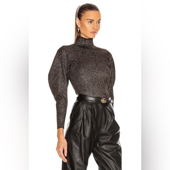 A.L.C. Samuel Sweater, Black & Dark Brown, Size L - Picture 1 of 11